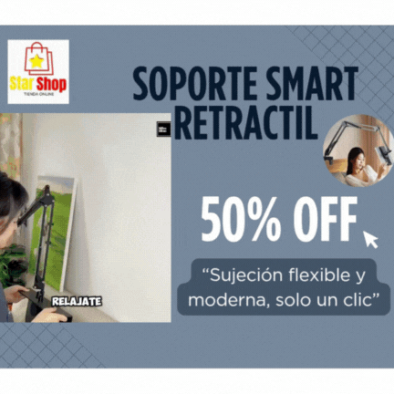 Soporte Smart Retractil