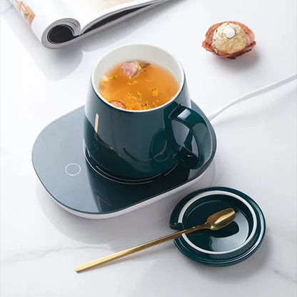 Taza Mug con Base Calentador Eléctrico